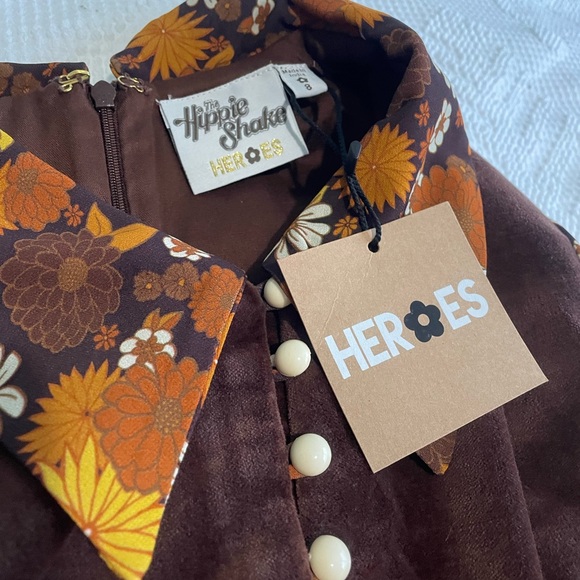 Hippie Shake Elenore Mini Dress - UK 8 - Picture 4 of 5